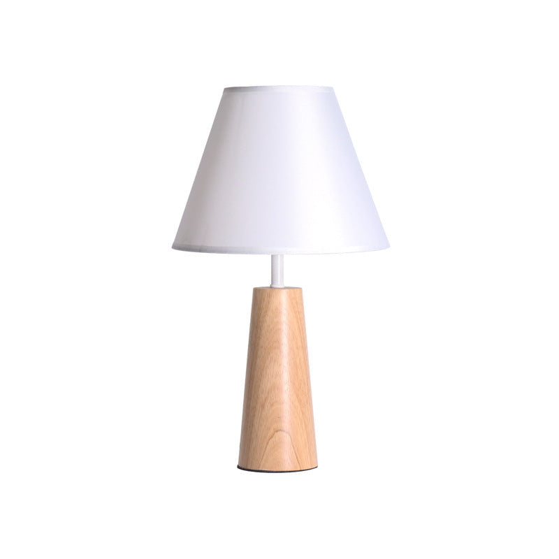 Solid Wood Bedside Lamp