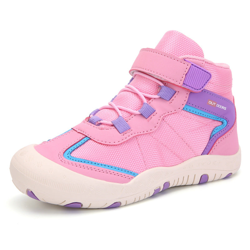 New Fashion High Top Outdoor Children Cotton Casual Shoes