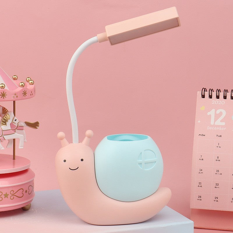 Pink Eye Protection Desk Lamp