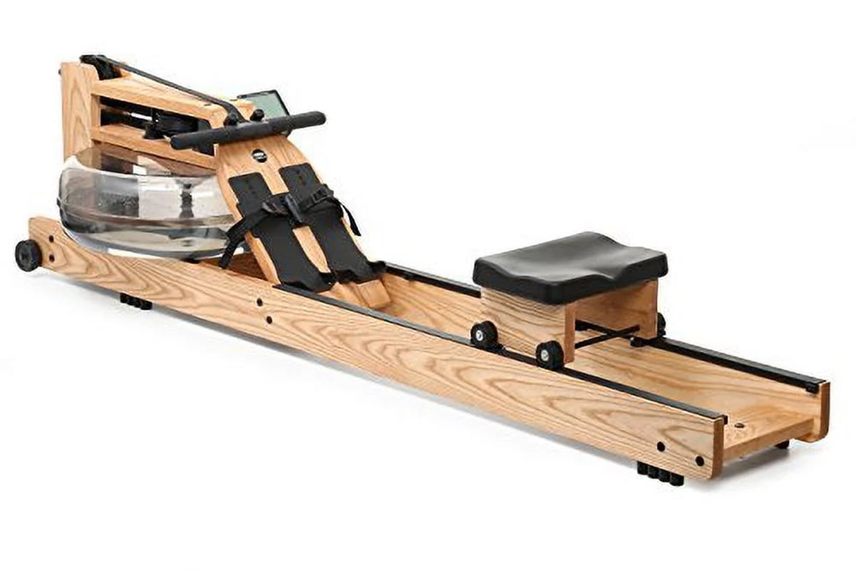 Natural Rowing Machine in Ash Wood with S4 Monitor