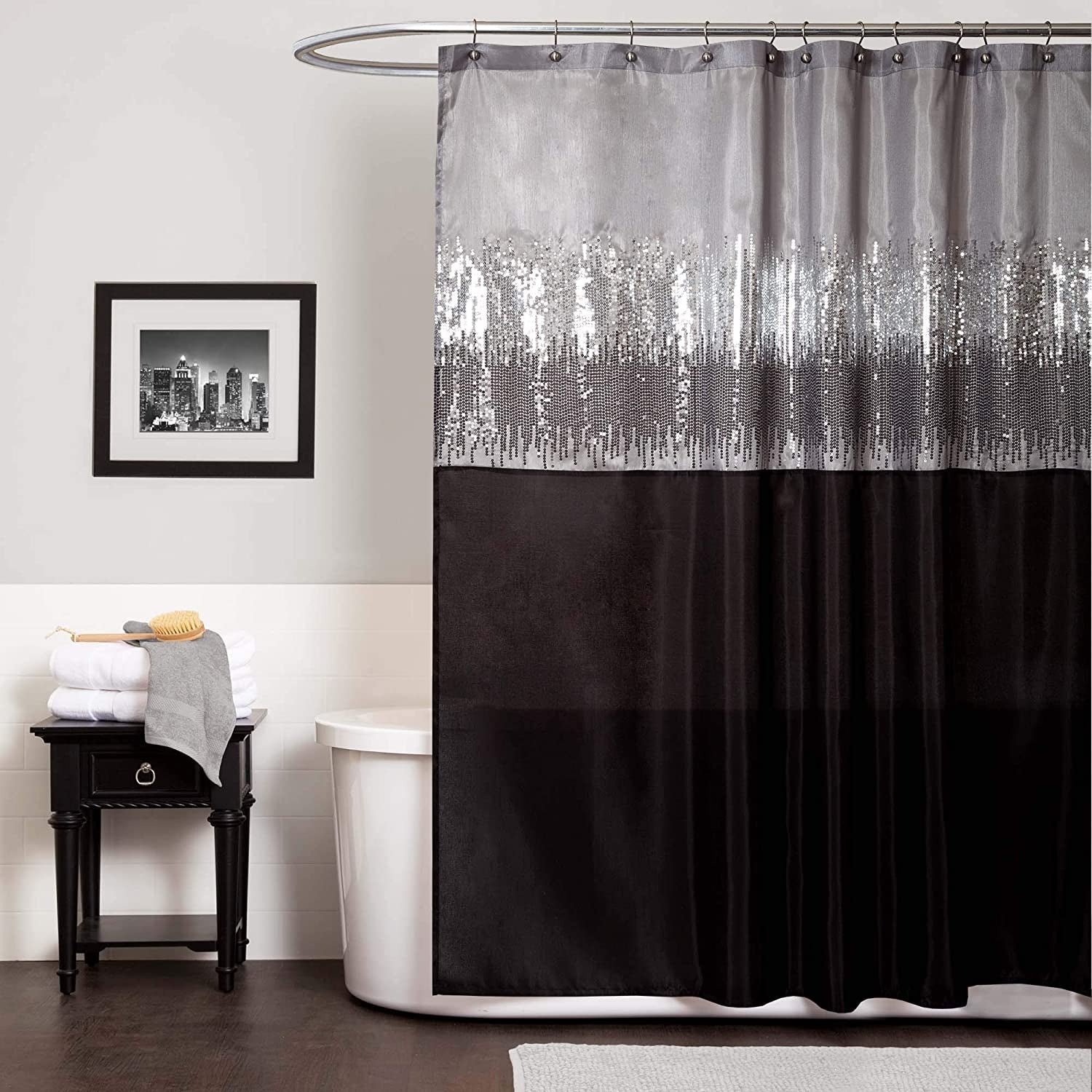 Night Sky Shower Curtain, Single, 72